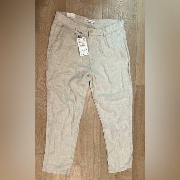 Zara Other - Zara Men’s straight fit linen pants